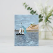 ZEEVAARTUIG BRIEFKAART (Staand voorkant)