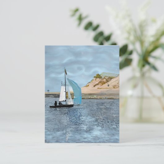 ZEEVAARTUIG BRIEFKAART (Staand voorkant)