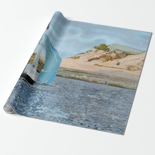 ZEEVAARTUIG CADEAUPAPIER (Uitgerold)