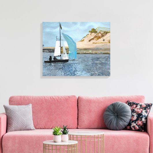 ZEEVAARTUIG CANVAS AFDRUK (Insitu (Woonkamer))