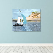 ZEEVAARTUIG CANVAS AFDRUK (Insitu (Houten vloer))