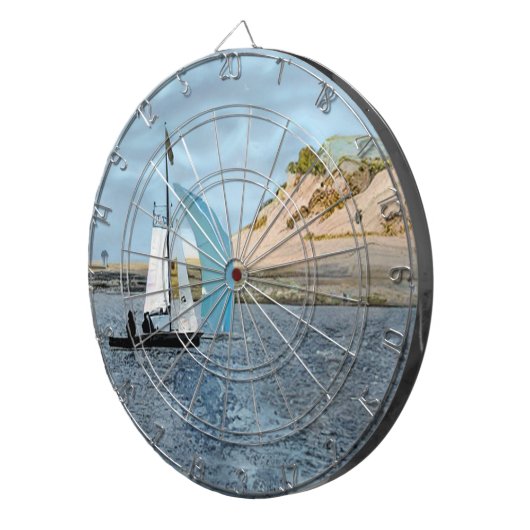 ZEEVAARTUIG DARTBORD (Voorkant Rechts)