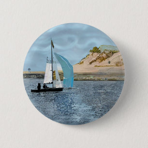 ZEEVAARTUIG RONDE BUTTON 5,7 CM