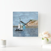 ZEEVAARTUIG VIERKANTE KLOK (Huis)