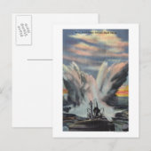 Zeevaartuigen met patrouille brengen degressieve l briefkaart (Voorkant / Achterkant)