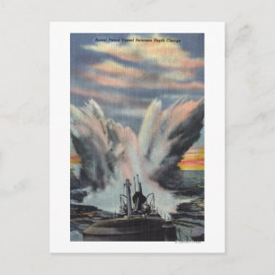 Zeevaartuigen met patrouille brengen degressieve l briefkaart