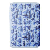 ZEEVAARTUIGEN, SCHEPEN, marineblauw Badmat (Voorkant Verticaal)