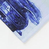 ZEEVAARTUIGEN, SCHEPEN, marineblauw Fleece Deken (Hoek)