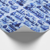 ZEEVAARTUIGEN, SCHEPEN VAN VERSCHILLENDE NATIES CADEAUPAPIER (Hoek)