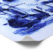  ZEEVAARTUIGEN, SCHEPEN VAN VERSCHILLENDE NATIES POSTER (Hoek)