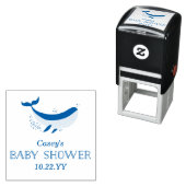 Zeevalk Baby shower Stamp Zelfinktende Stempel (In situ)