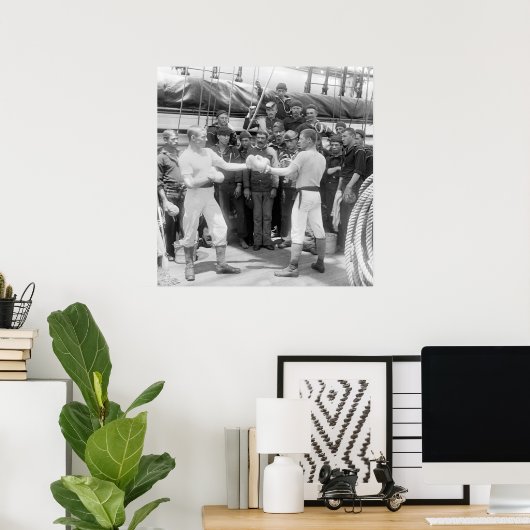 Zeevarend: 1890 poster (Thuiskantoor)