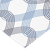 Zeevarend blauw, kobalt-verbindingslinietloper korte tafelloper (Hoek)