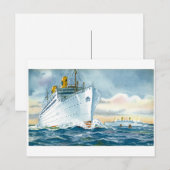 zeeverbinder briefkaart (Voorkant / Achterkant)