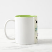 Zeevierzwitserland Reisposter Tweekleurige Koffiemok (Links)