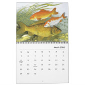 zeevis, oceanen en rivieren kalender (Mar 2026)