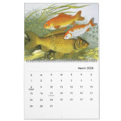 zeevis, oceanen en rivieren kalender (Mar 2026)