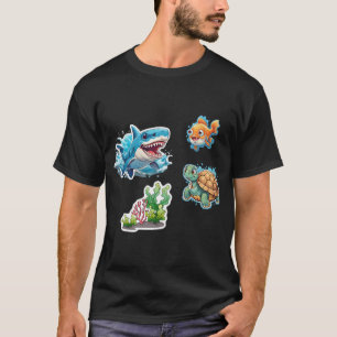Zeevis schattig t-shirt