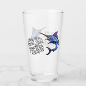 Zeevissen Bier Pintglas Glas (Achterkant)