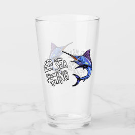 Zeevissen Bier Pintglas Glas