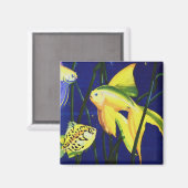 zeevissen, Fancy goudvis in de tank Magneet (Voorkant / Achterkant)