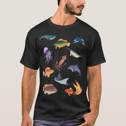 Zeevissen T-shirt (Voorkant)