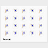 Zeevlag 'S' Ronde Sticker (Vel)