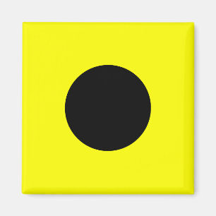 Zeevlag Signal Letter I (India) Magneet