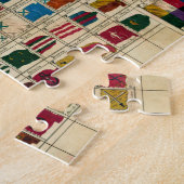  zeevlaggen van de Wereld Illustratie Legpuzzel (Zijkant)