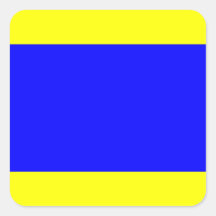 Zeevlagsignaal letter D (delta)