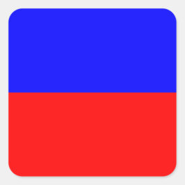 Zeevlagsignaal letter E (ECHO) Vierkante Sticker