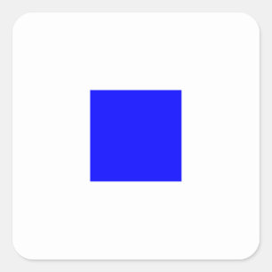 Zeevlagsignaal S (Sierra) Vierkante Sticker