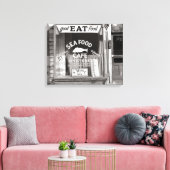 Zeevoedsel Cafe, 1937 Canvas Afdruk (Insitu (Woonkamer))