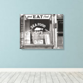 Zeevoedsel Cafe, 1937 Canvas Afdruk (Insitu (Houten vloer))