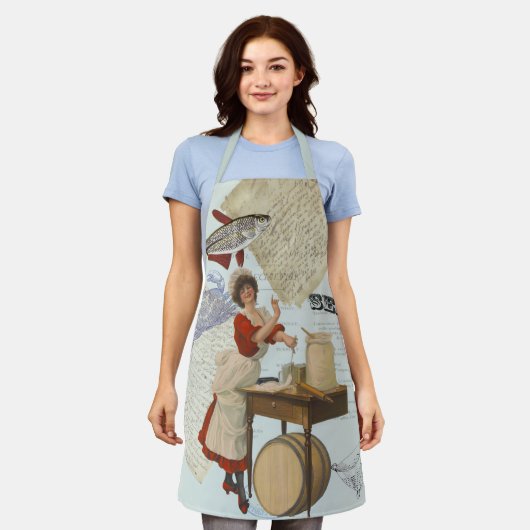  zeevoedsel Koken Schort (Gedragen)