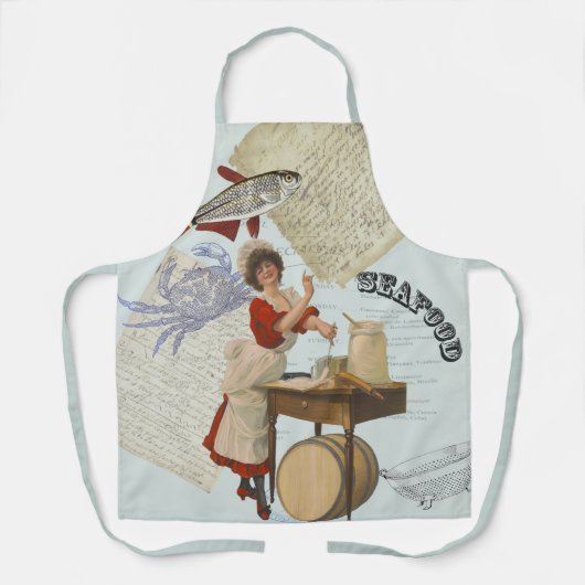  zeevoedsel Koken Schort (Voorkant)