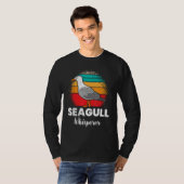 Zeevogel Fluisteraar Vogel Zeevogel Zeevogels T-shirt (Voorkant volledig)