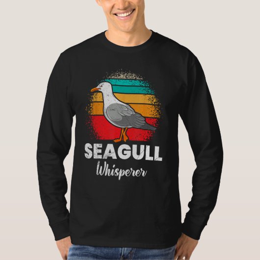 Zeevogel Fluisteraar Vogel Zeevogel Zeevogels T-shirt (Voorkant)