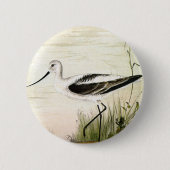 zeevogels, zeevogels ronde button 5,7 cm (Voorkant)