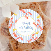 Zeevruchten Boil Kreeft Bake Verjaardag Sticker