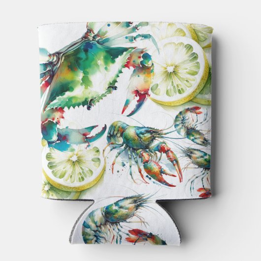 Zeevruchten Boil Zomerfeest Blikjeskoeler (Achterkant)