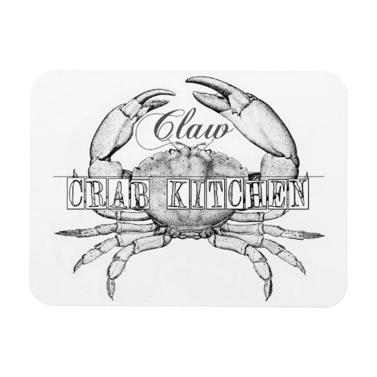 Zeevruchten Crab Lovers magneet (Horizontaal)