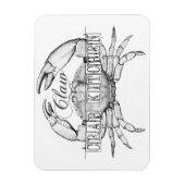 Zeevruchten Crab Lovers magneet (Verticaal)