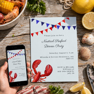 Zeevruchten Diner Zomerfeest Nautilus Kaart