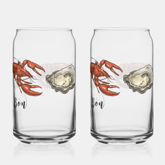 Zeevruchten glazen blikjes (Achterkant)