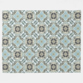 Zeevruchten Groen Blauwgroen Turquoise Bohemian Tr Fleece Deken (Voorkant (Horizontaal))