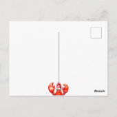 Zeevruchten Kerstfeest Briefkaart (Achterkant)