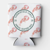 Zeevruchten Kook Familie Kreeft Crawfish Party Blikjeskoeler (Voorkant)