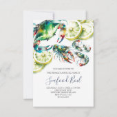 Zeevruchten Kook Familie Zomer Party Klein Kaart (Voorkant)