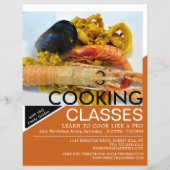 Zeevruchten, kookklassen Adverteren Flyer (Voorkant)